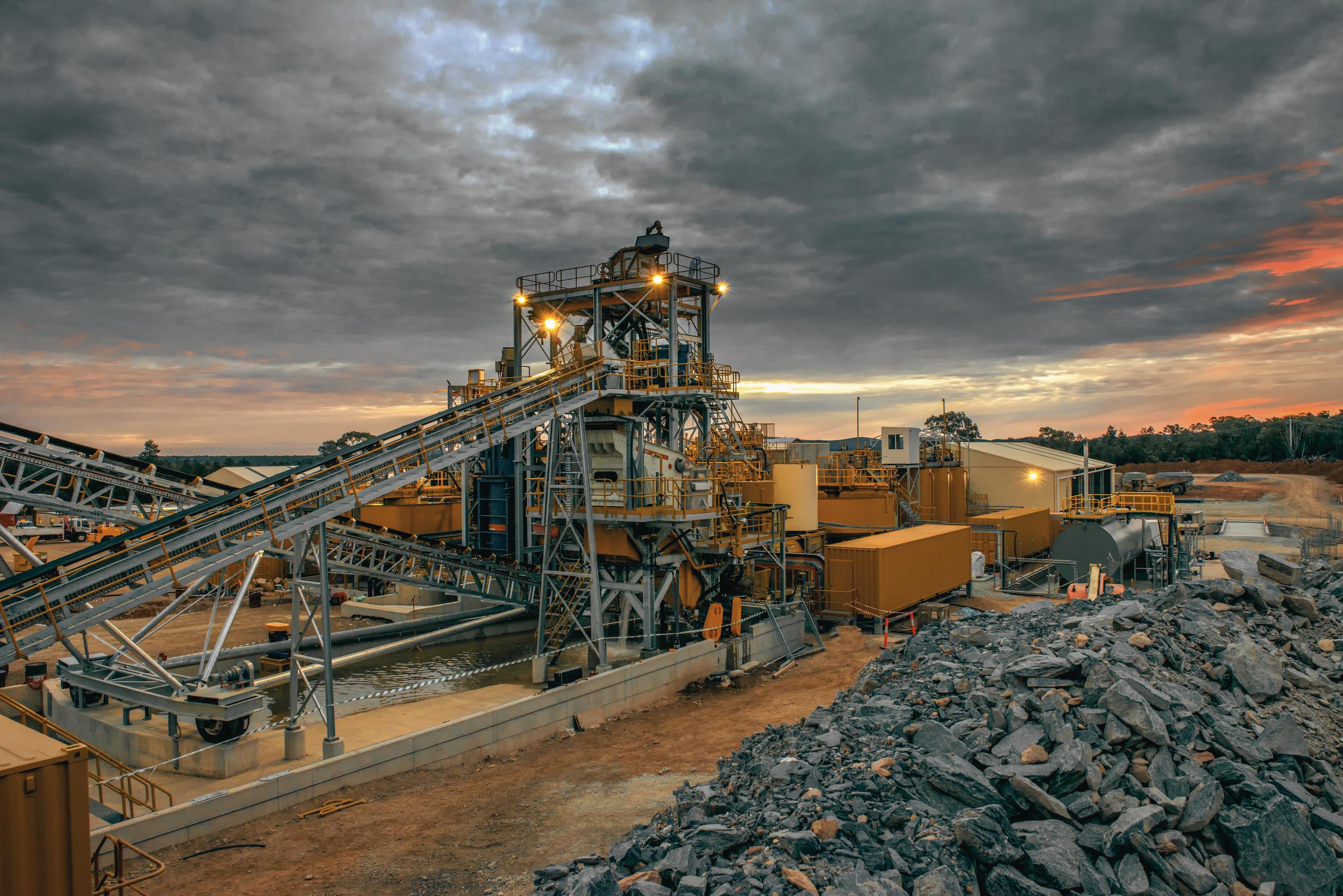 Mining and processing facility